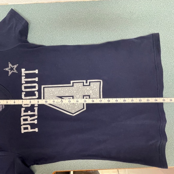 Dallas Cowboys Authentic Women’s #4 Prescott V-Neck Shirt Medium - Picture 7 of 7